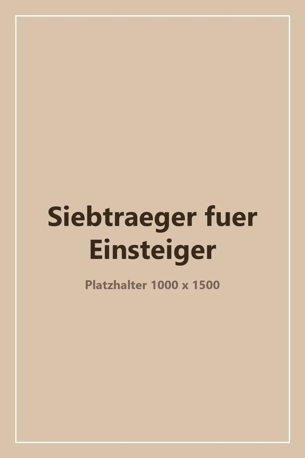 Platzhaltergrafik für Pinterest zum Thema Siebträgermaschinen für Einsteiger im Vergleich